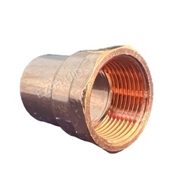 EZ-FLUID Plumbing 1-1/2" C X FIP LF Copper Female Adapter Pressure Copper Fitting,Sweat Solder Connection for Residential,Commercial. (1 Pack)