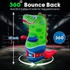 Punch-Activated LED and Roaring Dinosaur Punching Bag for Kids |