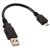 CablesOnline 5-Pack 6 inch USB 2.0 A-Type Male to Micro-B