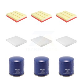 PUR 3x Air + 3x Cabin + 3x Engine Oil Filter (9 Total) Kit Replacement For 2019-2023 Ford Ranger 2.3L KFM-104274