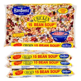 Hurst's HamBeens Chicken 15 Bean Soup (Pack of 3), Multicolor