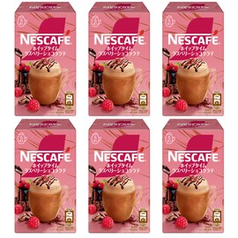 Nescafe Whip Time Raspberry Chocolat Latte, 5P x 6 Boxes