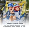 Coupler Attachments for Instep and Schwinn Bike Trailers, Flat Coupler