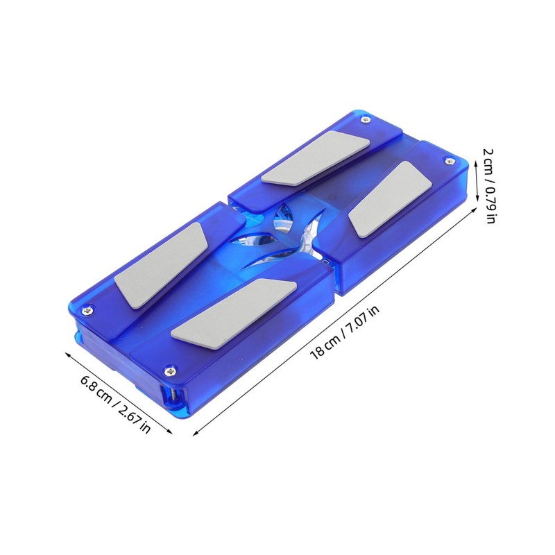 CAXUSD Laptop Cooling Pad with LED Light Foldable Laptop Stand