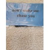 Inventive Travelware " Don't Make Me Chase You" Blue Luggage