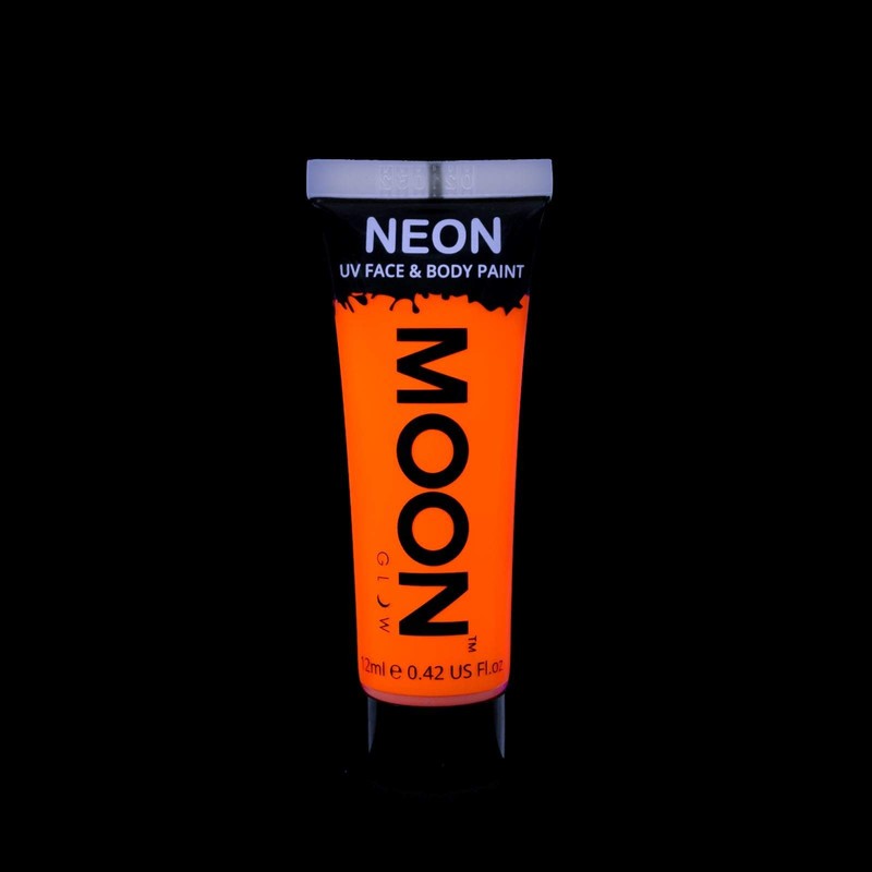 Moon Glow Intensive Neon UV Body Paint 12 ml Orange