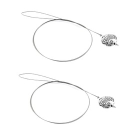 Miaija 6Pieces Nano Rings Loop Threader Tool Professional Hair Extension Pliers Extending Hair Wearing Feather Accessories for Hair Styling Tools