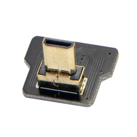 CY CYFPV Micro HDMI Type D Male for FPV HDTV Multicopter Aerial Photography Up Angled 90 Degree