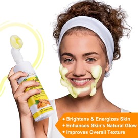 Pack 2 de limpiador facial espumoso de cúrcuma – 150 ml cada uno
