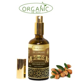 Organic Argan Oil 100% Cold Pressed Unrefined,Certified, Premium Quality 100 ml