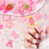 300 Pcs Junk Case Charms, 3D Mix Assorted Flower Bows