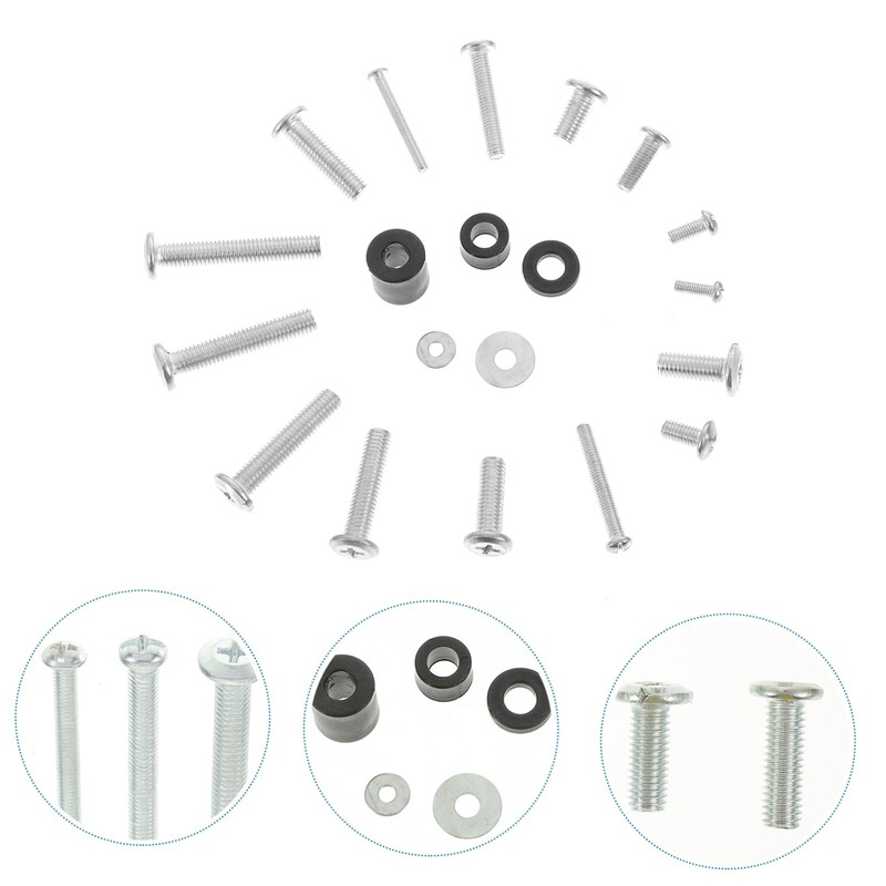 Gatuida 1set Tv Mount Installation Kit Screws Washers and Gaskets