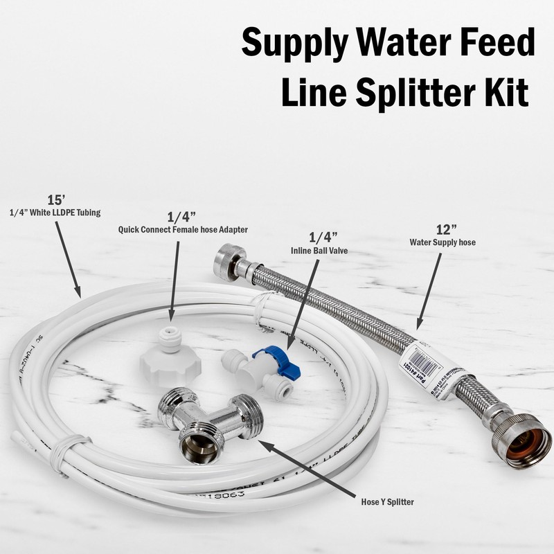 Metpure Washer Laundry Water Feed Line Splitter For Water Filtration