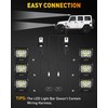 NAOEVO 4 Inch LED Pod Lights, LED Fog/Driving/Off Road Lights