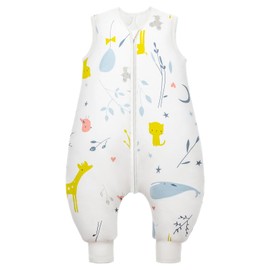 Mosebars Sleeping Bag with Feet, All Year Round Baby Sleeping Bag, Winter, 2.5 Tog, Pure Cotton Sleeping Bag, Various Sizes, Autumn Winter Sleeping Blanket, Baby with Feet