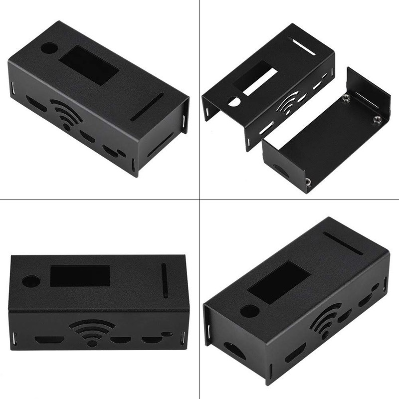 Aluminium Alloy Enclosure Box Protective Case for Zero, Black