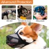 Muzzle Medium Dogs Adjustable Poison Bait Protection Dog Black Muzzles