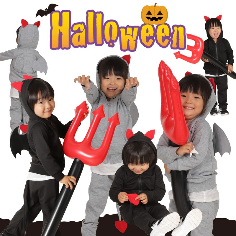 Miwoluna Halloween Cosplay, Devil Devil Costume Costume, Cute, Boys, Girls,