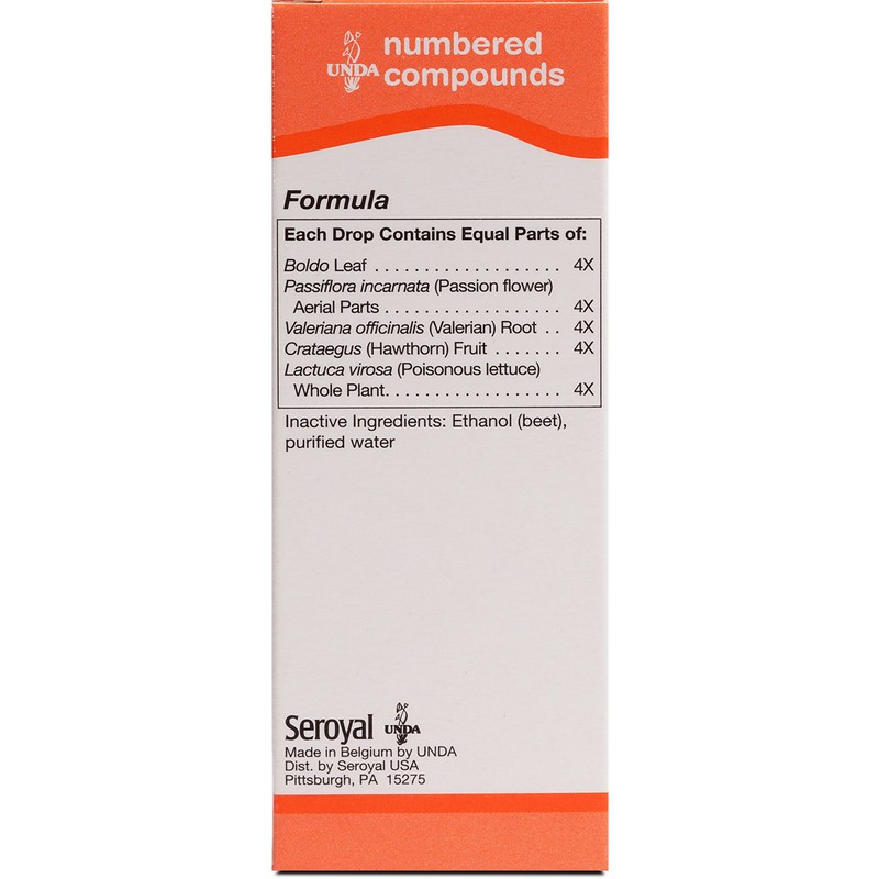 UNDA 210 Numbered Compounds | Homeopathic Preparation | 0.7 fl.