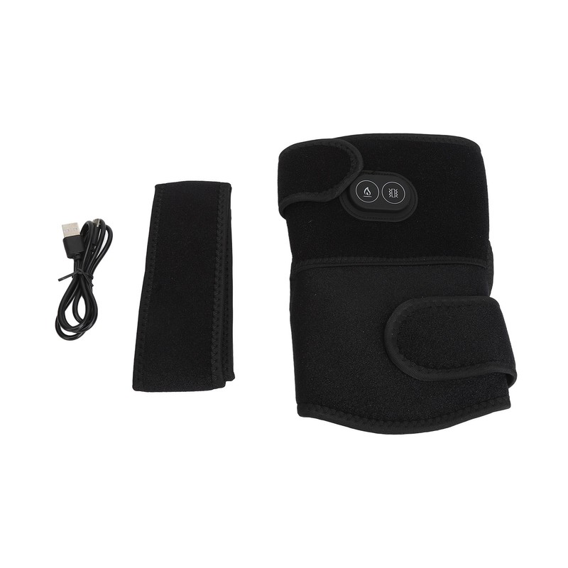 Cordless Knee Massager Heated Knee Elbow Shoulder Brace Vibration Knee