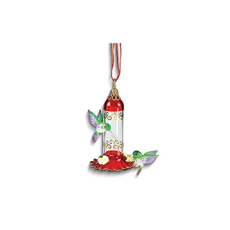 Glass Baron Hanging Hummingbird Feeder