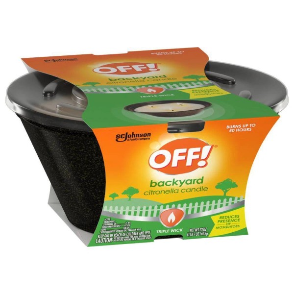 Does not apply 23 Oz. Triple Wick Citronella Candle Outdoor