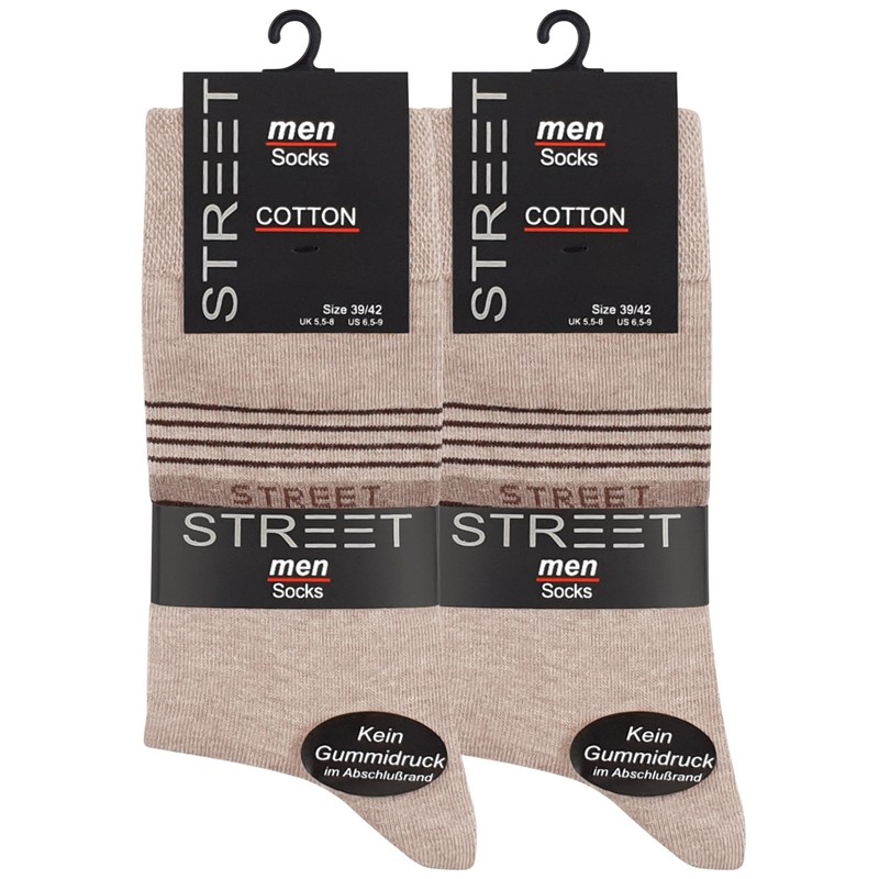 VCA 10 Pairs Men's Cotton Socks Comfort Men's Socks Various