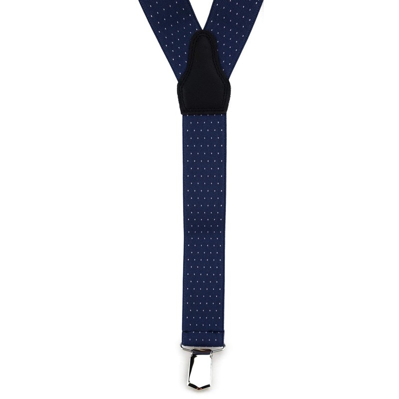 TigerTie Unisex Y-Shaped Braces with 3 Extra-Strong Clips, Colour with