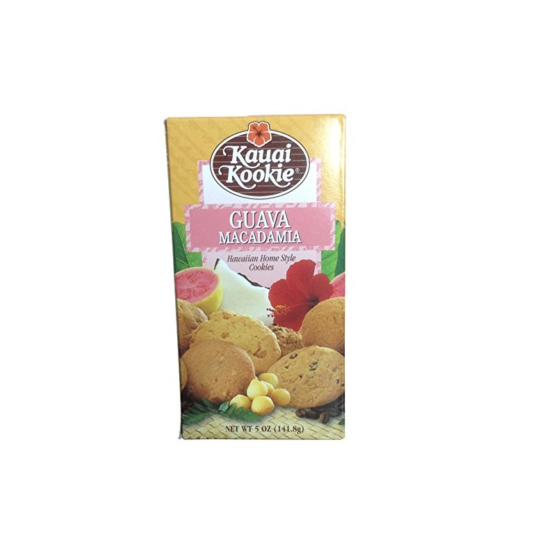 Kauai Kookie Guava Macadamia Cookies Value Pack 4 Boxes