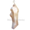 Flesh Female Hollow Back Mannequin Torso Set & Hanging Hook,