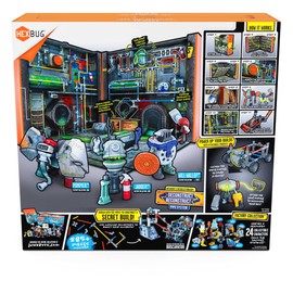 HEXBUG JUNKBOTS Large Factory Habitat Metro Sewer System, Surprise Toy Playset, Build and LOL with Boys and Girls, Toys for Kids, 285+ Pieces of Action Construction Figures, for Ages 5 and Up