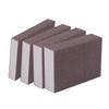 TEHAUX 4pcs Double Sided Sponge Emery Papers for Home Polishing