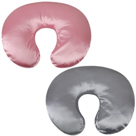 Ankexin Baby Nursing Pillow Cover Newborn Maternity Breastfeeding Pillow Cover Satin U-Shape Nursing Pillow Breathable Slipcover