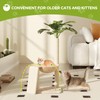 Small Cat Tree, Green Cat Tree with Scratching Post, Hammock
