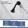 Angle Simple Shower Head, Brass High Flow Shower Spray Head,