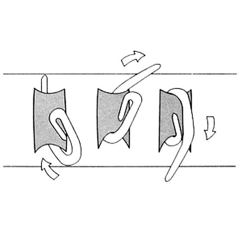 100pcs White Plastic Curtain Hooks,Plastic Curly Hooks Curtain Hooks,Plastic Door