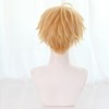 HUNIGIR Denji Wig Blonde Anime Wig Short Blonde Mens Hair