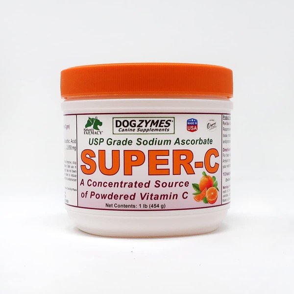 Dogzymes Super-C 1 Pound 2850mg Vitamin C per Teaspoon
