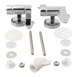 Triangle Hinge for Toilet Lid Reliable Slow Fall Toilet Seat Hinges Replacement Complete Accessories Set