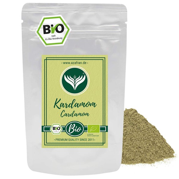 Azafran Green Organic Cardamom Ground - Cardamom Powder from Guatemala