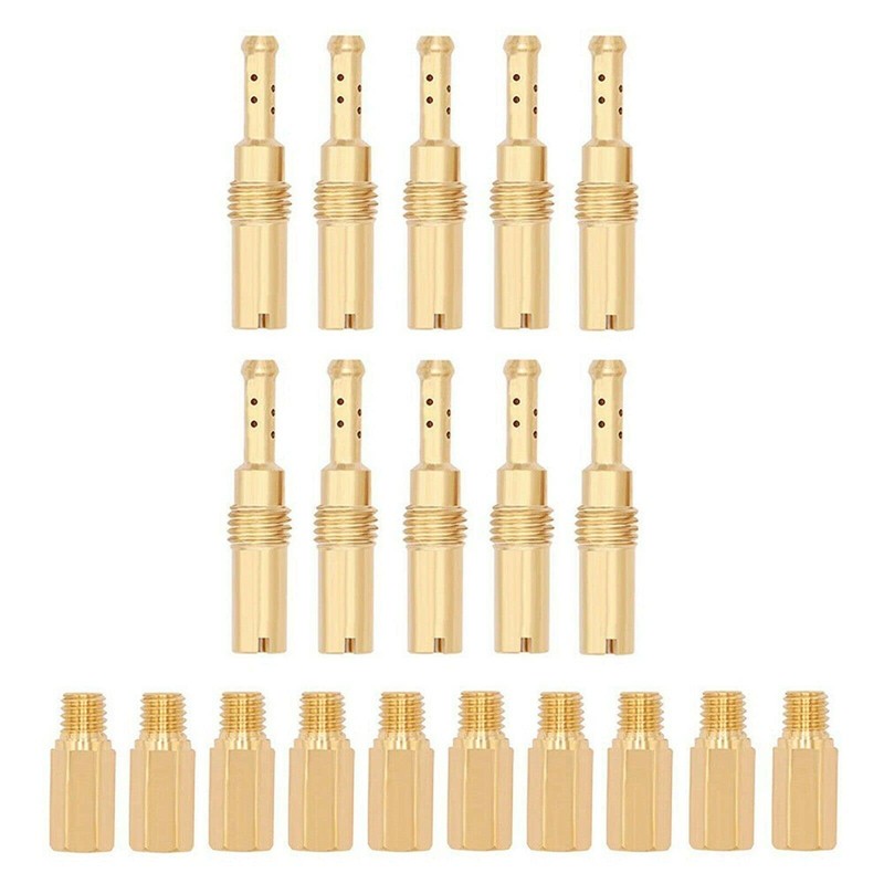Partscollect 20pcs Carburetor Main Jet Slow Pilot Jet Kit Set