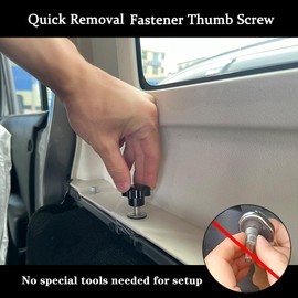 Hardtop Bolts for Jeep Wrangler YJ TJ JK JL 1995-2020,Quick Removal Fastener Thumb Screw,M8 Hardtop Screws,Pack of 6(Excluding Nut Plates)