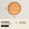 John Boos CB Series Round Wooden Maple Cutting Board 12”x12”