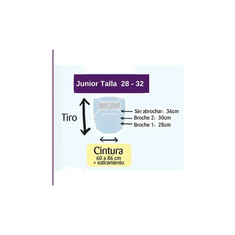 Pañal De Tela Talla Especial Junior ( 12 Pack )