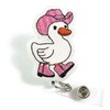 Cowboy Goose Badge Reel, Silly Goose Badge ID Holder, Western