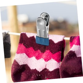 Outanaya 50pcs Windproof Stainless Steel Pool Cover Clips for Above Ground Pools Multi-use Clamps for Outdoor Tents Photography