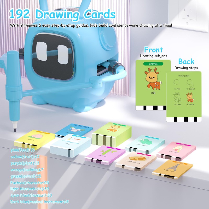 Art Enlightenment Drawing Robot: Educational Interactive Learning Toy for Kids