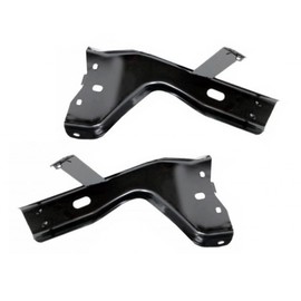 For Nissan Titan 2004-2015 Bumper Bracket Driver and Passenger Side | Pair | Front | Steel | Replacement For NI1042127, NI1043127 | 191275810293, 191275810309
