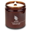 Hemlock Park Crackling Wood Wick Candle Handcrafted with Natural Coconut
