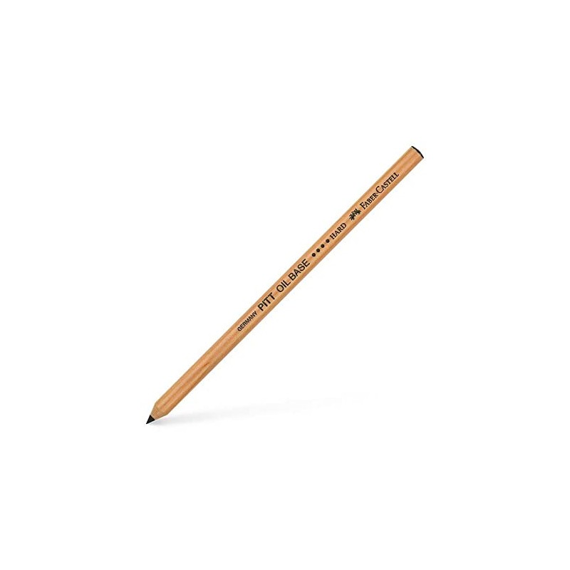 Faber-Castell Pitt Monochrome Artists' Pencil, Black, Oil Base, No 4